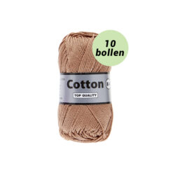 Lammy Cotton 8/4 beige bruin 054 katoen garen - 10 bollen
