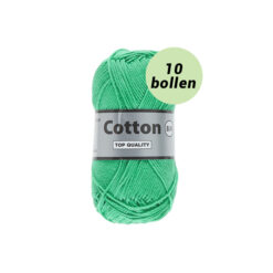 Lammy Cotton 8/4 fris groen 370 katoen garen - 10 bollen