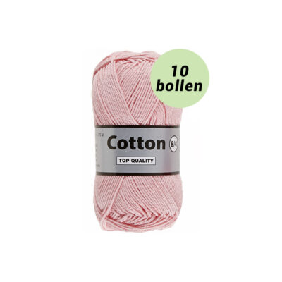 Lammy Cotton 8/4 antiek roze 710 katoen garen - 10 bollen
