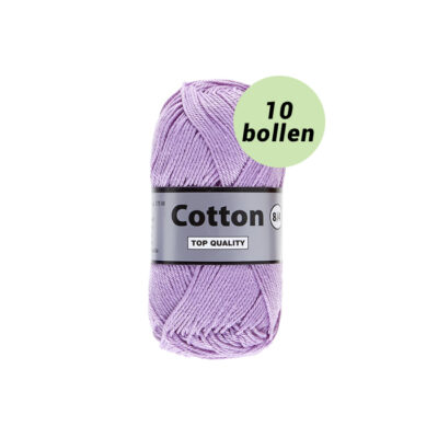 Lammy Cotton 8/4 lila 740 katoen garen - 10 bollen