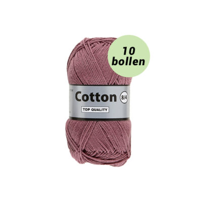 Lammy Cotton 8/4 vintage roze 760 katoen garen - 10 bollen