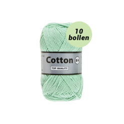 Lammy Cotton 8/4 mint 841 katoen garen - 10 bollen