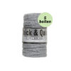 Thick and quick grijs 038 katoen garen - 5 bollen