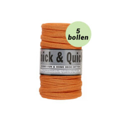 Thick and quick oranje 041 katoen garen - 5 bollen