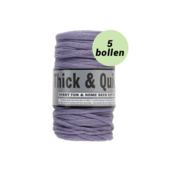 Thick and quick lila 064 katoen garen - 5 bollen