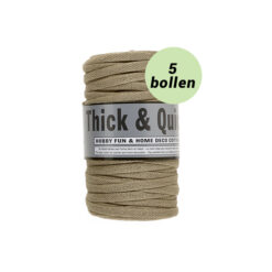 Thick and quick licht zand 074 katoen garen - 5 bollen