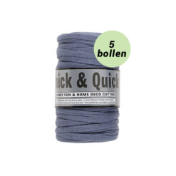 Thick and quick jeans blauw 352 katoen garen - 5 bollen