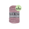 Thick and quick vintage roze 712 katoen garen - 5 bollen