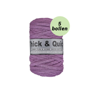 Thick and quick violet 716 katoen garen - 5 bollen