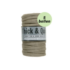 Thick and quick beige 791 katoen garen - 5 bollen