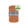 Thick and quick oranjebruin 847 katoen garen - 5 bollen