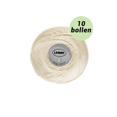 Haakkatoen no 15 beige 015 - 10bollen