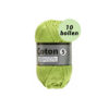 Coton 5 licht groen 071 katoen garen - 10 bollen