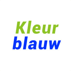 Blauw katoen garen