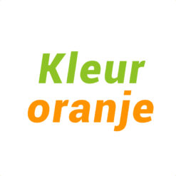 Oranje katoen garen