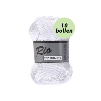 Rio wit 005 katoen garen - 10bollen