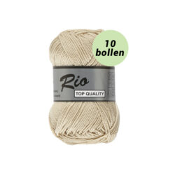 Rio licht beige 017 katoen garen - 10bollen