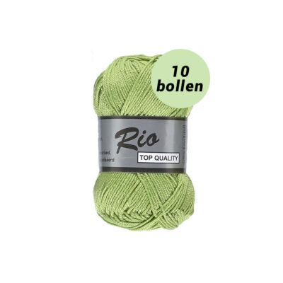 Rio appel groen 046 katoen garen - 10 bollen
