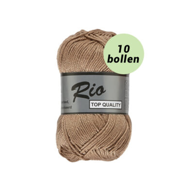 Rio bruin 054 katoen garen - 10 bollen