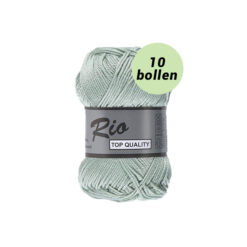 Rio mint groen 062 katoen garen - 10bollen