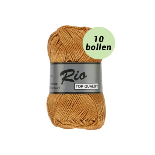 Rio bruin oranje 116 katoen garen - 10bollen