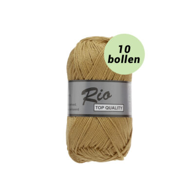 Rio groen bruin 120 katoen garen - 10 bollen