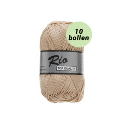 Rio licht bruin 215 katoen garen - 10bollen