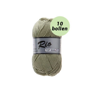 Rio groen 374 katoen garen - 10 bollen