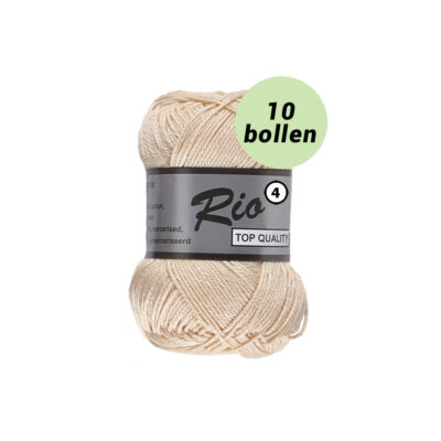 Rio 4 huidskleur 218 katoen garen - 10 bollen