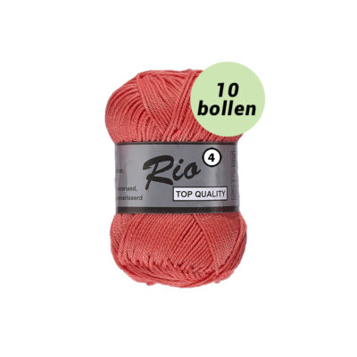 Rio 4 coral 720 katoen garen - 10 bollen