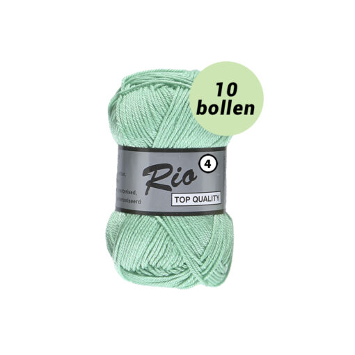 Rio 4 mint 841 katoen garen - 10 bollen