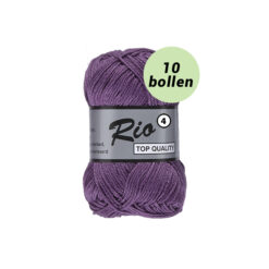 Rio 4 paars 849 katoen garen - 10 bollen