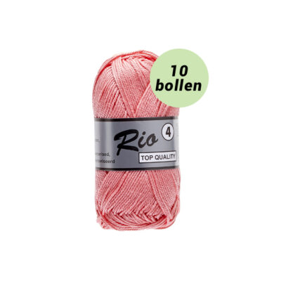 Rio 4 midden roze 856 katoen garen - 10 bollen
