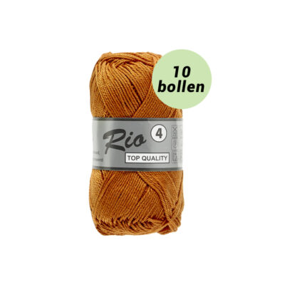 Rio 4 roest 860 katoen garen - 10 bollen