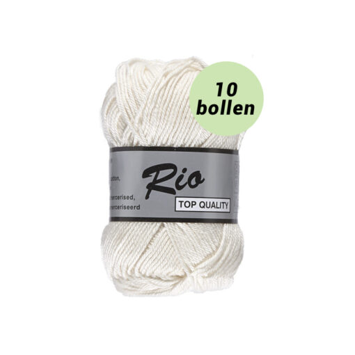 Rio ivoor 844 katoen garen - 10bollen