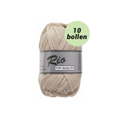 Rio beige 845 katoen garen - 10bollen