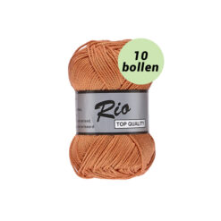 Rio oranje bruin 847 katoen garen - 10bollen