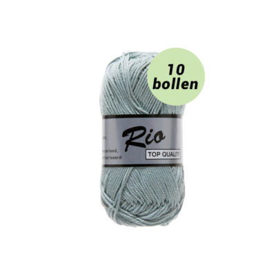 Rio mint groen 851 katoen garen - 10 bollen