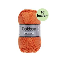 Lammy Cotton 8/4 oranje 028 katoen garen - 10 bollen