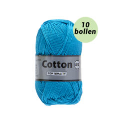 Lammy Cotton 8/4 turkoois 515 katoen garen - 10 bollen