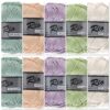 groen pastel kleuren katoengaren set