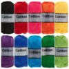 cotton eight regenboog kleuren katoengaren set