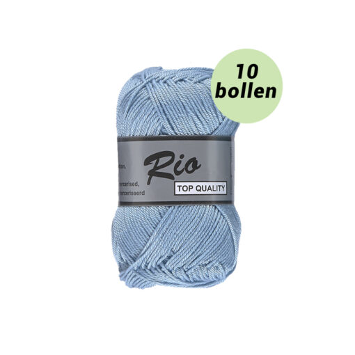 Rio blauw 011 katoen garen - 10bollen