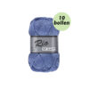 Rio blauw 022 katoen garen - 10bollen