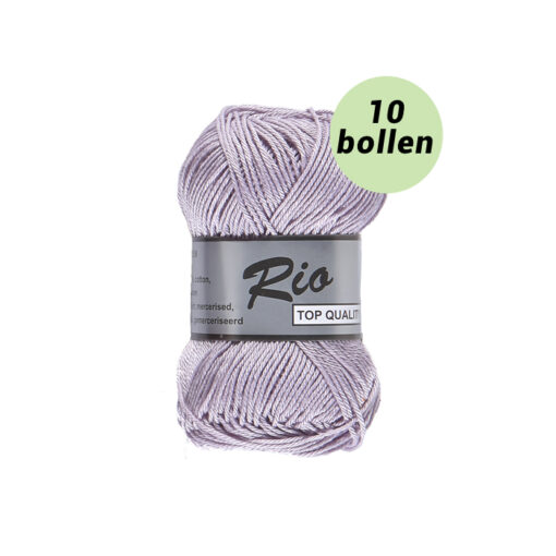 Rio licht lila 063 katoen garen - 10bollen