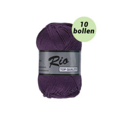 Rio paars 064 katoen garen - 10bollen