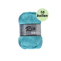 Rio turquoise 452 katoen garen - 10bollen