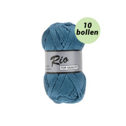 Rio petrol blauw 457 katoen garen - 10bollen
