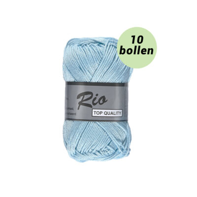 Rio lucht blauw 459 katoen garen - 10bollen
