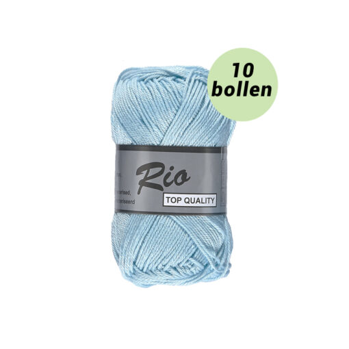 Rio lucht blauw 459 katoen garen - 10bollen